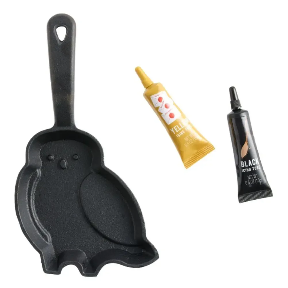 Harry Potter Hedwig Owl Cast Iron Skillet Cookie Set Cookie Decorating Pan NEW